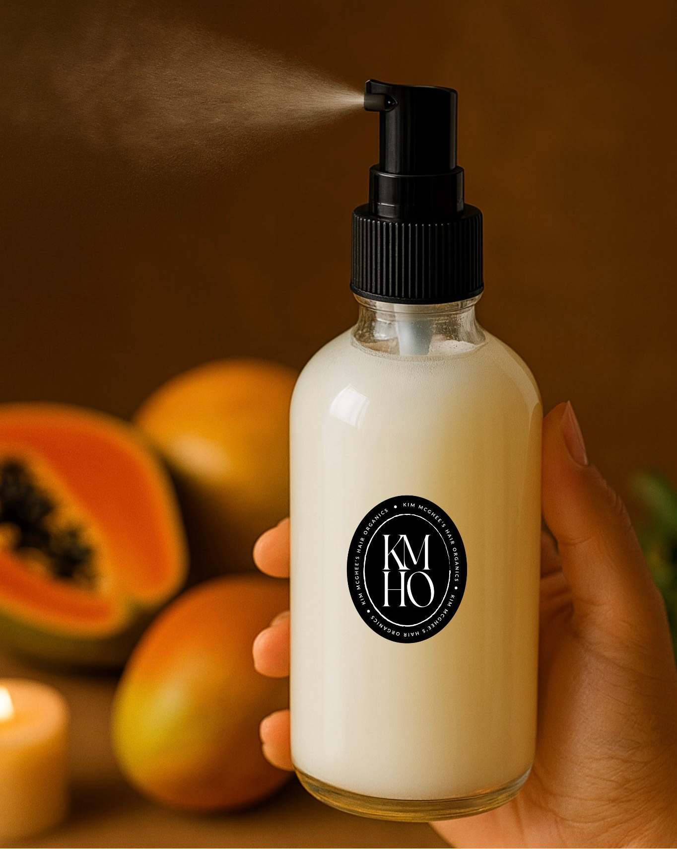 StarGlow Hair Therapy Leave-In Moisturizer – Papaya + Mango